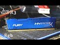 RAM KINGSTON HYPERX FURY GAMING DDR3 8GB 1600MHz 12800