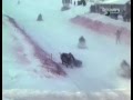 Опасные гонки на снегоходах