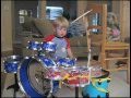 "The Early Years" of child drummer LOGAN ROBOT GLADDEN - from Age 1 through Kindergarten!!