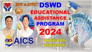 DSWD EDUCATIONAL ASSISTANCE PROGRAM 2024 | HOW TO APPLY? REQUIREMENTS, QUALIFICATIONS & BENEFITS