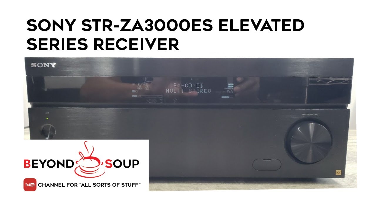 SONY アメリカ　STR-AZ3000ES 　2022年製 Sony STRAZ3000ES Premium ES 9.2 CH 8K A/V Receiver Black