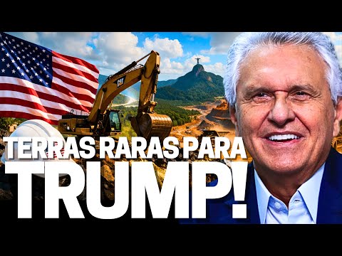 Goiás (Caiado) fecha acordo de terras raras com EUA - Governo Federal contesta! Brasil X EUA?!