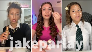 Makeup Tutorial Tiktok Compilation - GRWM  ( Get Ready With Me ) ❤️(Skincare, Makeup, Outfits) 700🥰