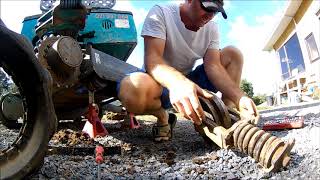 How to remove Mini Excavator idler & tracks for inspection