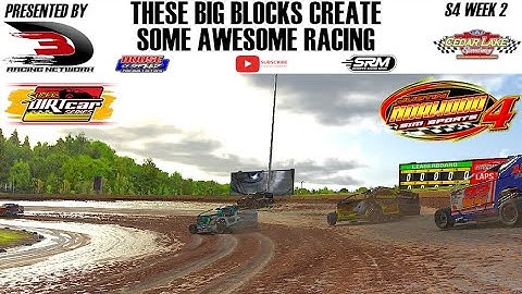 iRacing Dirt Big Block Modified Struggles - Cedar Lake