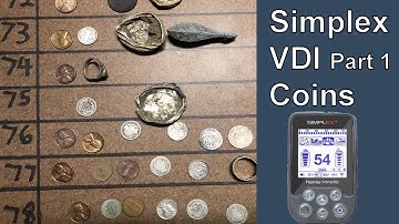 Nokta Makro Simplex Target ID VDI Bible Part 1: American Coins