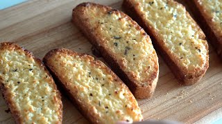 Garlic Biscotti!! Make sure to try it! Highly recommended!! by 우미스베이킹Umi's baking 10,394 views 1 year ago 4 minutes, 27 seconds