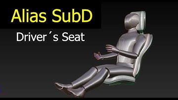 Alias 2020 SubD Modeling Basics 2 :  DriversSeat