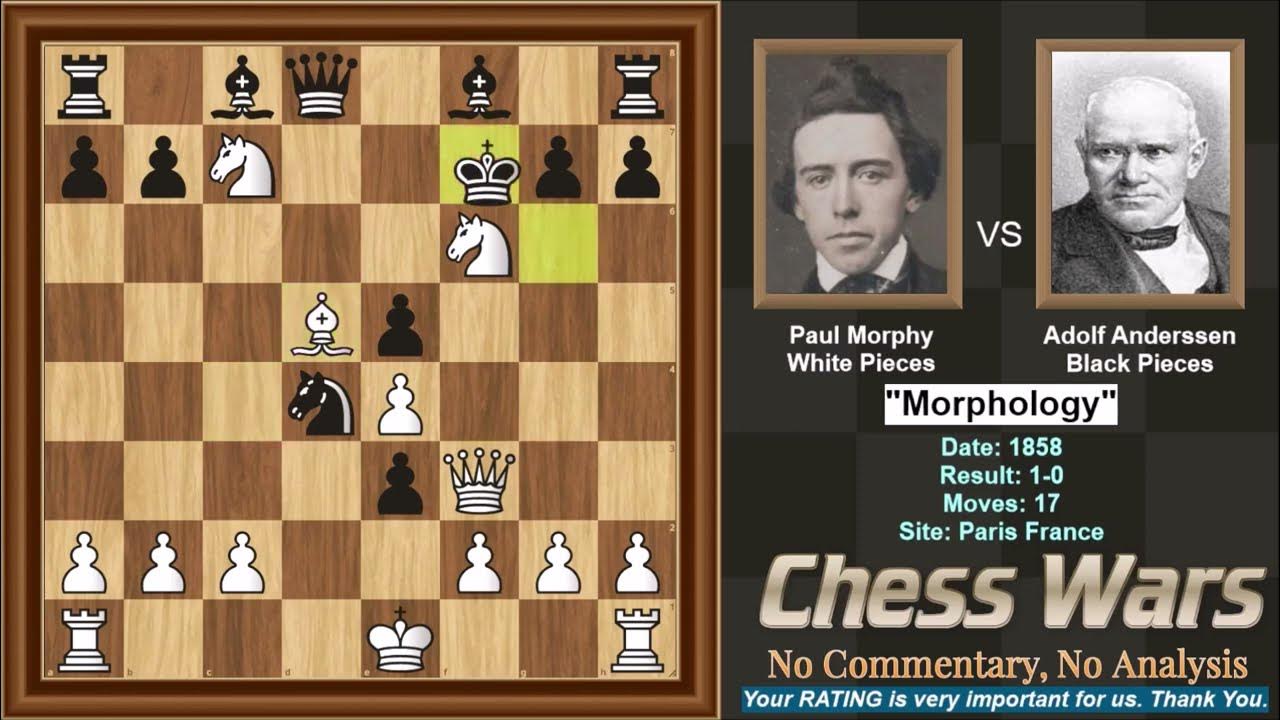 Paul Morphy vs Adolf Anderssen (1858) First Fall of the Wall