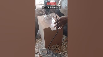 Thumbnail of 6.5 inch subwoofer build | DIY Downfiring sub