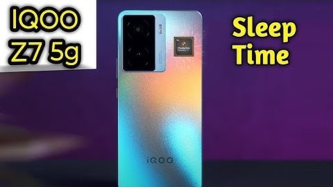 How To Change Lock Screen Time In Iqoo Z7 5G, Auto Screen Off In Iqoo Z7 5G, Sleep Time Change