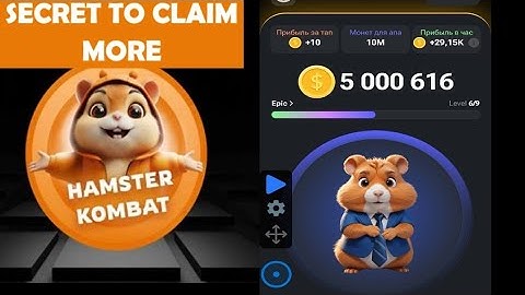 Claim more Hamster Kombat | Secret Way to Boost | Best Airdrop 2024