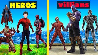 SuperHeros VS SuperVillians