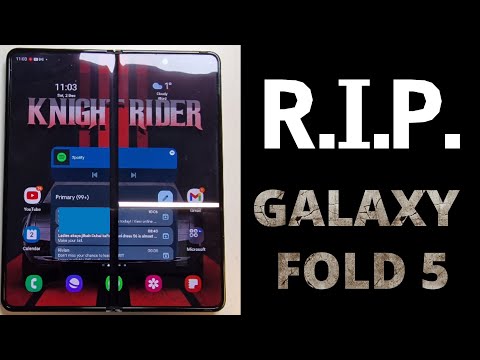 Galaxy Z Fold5 Cracked Screen!