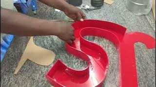 Acrylic Letter Raizing