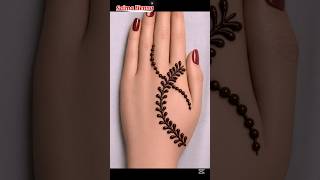 Simple Mehndi Design | Back Hand Mehndi Design #shorts #trending