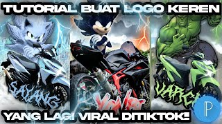 CARA MEMBUAT LOGO MOTOR & VECTOR KEREN VIRAL TIKTOK | Aray MS screenshot 5