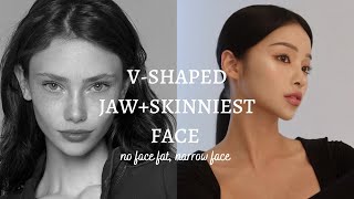 TINY V-SHAPED FACE   NO FACE FAT in one listen (extremely powerful ⚠️)