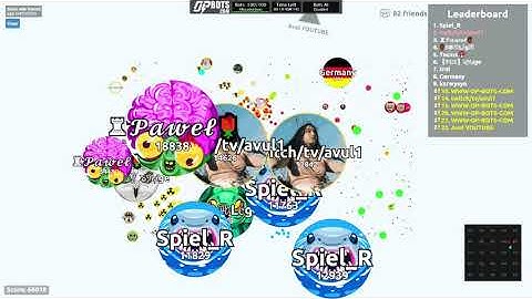 AGAR.IO SERVER TAKEOVER WITH BOTS #67 || OP-BOTS.COM