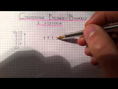 Conversione Binario-Decimale e
