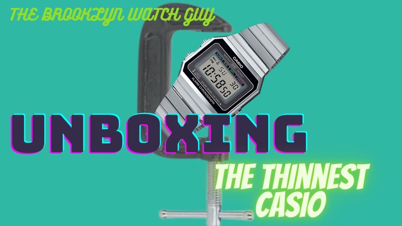 6 Months With The Thinnest Casio Watch - Is The A700 Holding Up? 