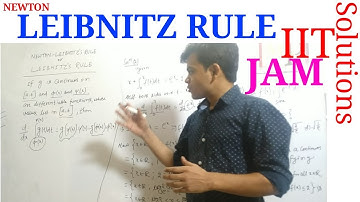 Leibnitz Rule|Newton Leibnitz Rule IITJAM|IITJEE|BSC|MSC|BTECH|Gate| Maths