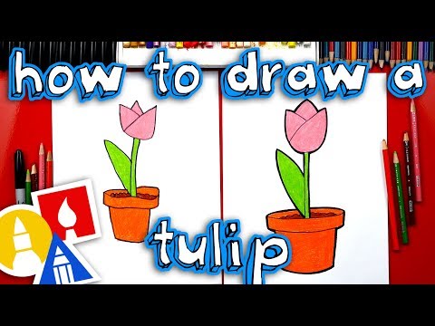 Video: How To Draw A Flower In A Pot