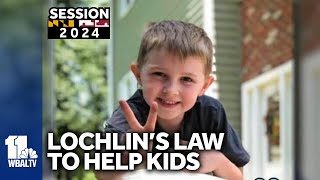 5-year-old boy's memory lives on in 'Lochlin's Law'