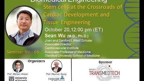 e-Seminar Series on Translational Biomedical Engineering with Prof. Sean Wu (2021-10-20)