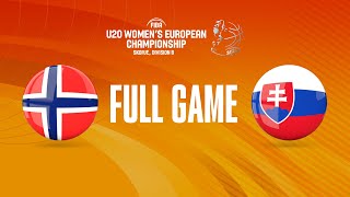 Norway v Slovakia | Full Basketball Game |  FIBA U20 Women's European Championship 2022