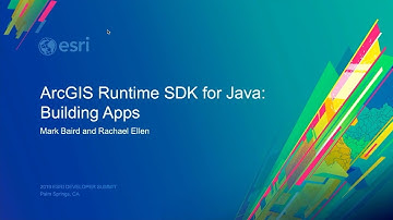 ArcGIS Runtime SDK for Java: Building Applications