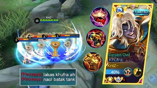 KHUFRA BEST ROTATION IN SOLO RANK  KHUFRA GAMEPLAY BEST BUILD 2023 | MLBB