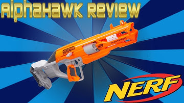 Nerf ALPHAHAWK Review! New accustrike darts!!!!
