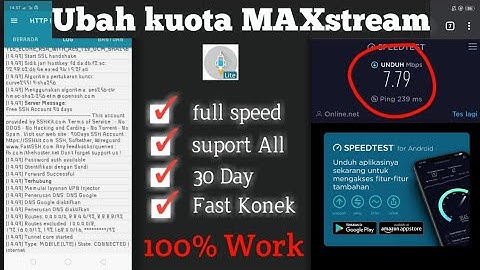Ubah kuota MAXstream ke Regular HTTP Injector Lite