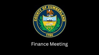 Cumberland County PA – Finance Meeting, May 15, 2024