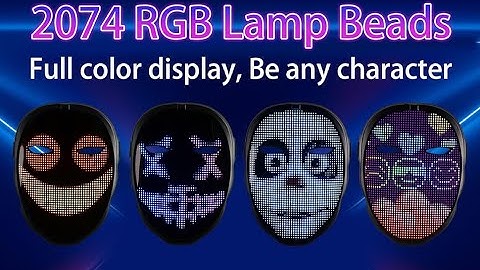 Gootus Face Transforming LED Mask with App Controlled