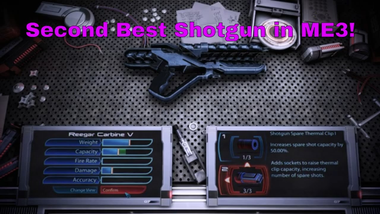 mass effect 3 best shotgun mass effect 3 best shotgun