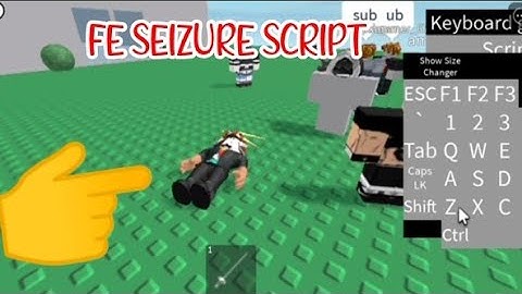 ROBLOX FE SEIZURE SCRIPT using FLUXUS EXECUTOR played at Fencing - script link on pinned comments
