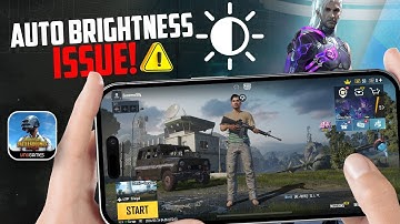 How to fix Auto brightness issue while playing PUBG Mobile on iPhone | Disable Auto Brightness