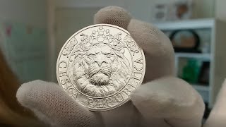 2022 Niue 1 oz Silver Czech Lion Coin