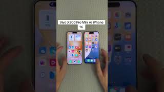 Vivo X200 Pro Mini Vs IPhone 16.