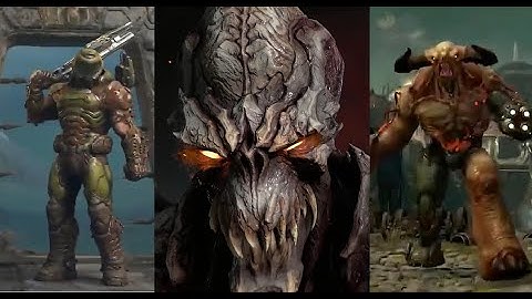 Doom ETERNAL New GAMEPLAY FOOTAGES - BATTLE MODE, BFG, CYBERDEMON, ARCH-VILE