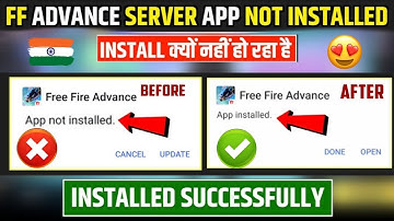 😥free fire advance server there was a problem parsing the package| ff advance server install problem