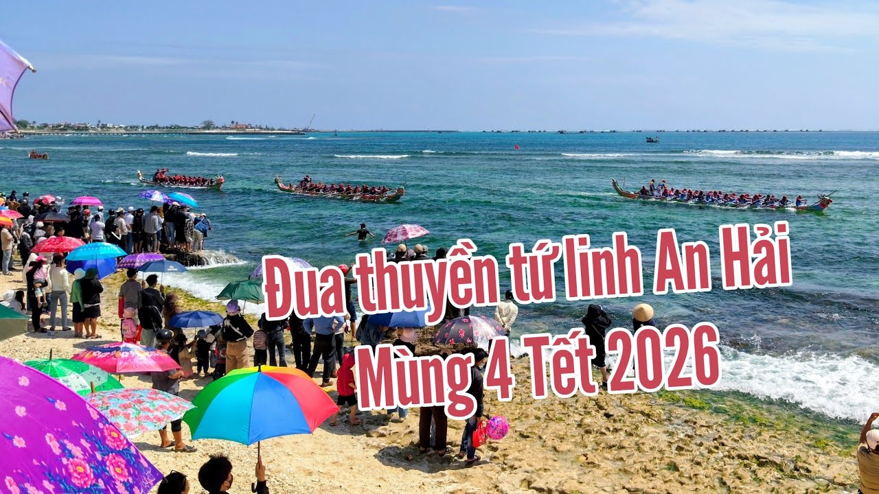 Đua thuyền tứ linh An Hải (mùng 4 Tết 2026)