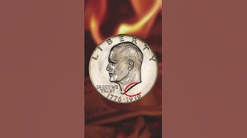 The Rarest 1976 Eisenhower Dollar Ever Made #coin #dollar #coincollecting #treasurehunt #rarecoins