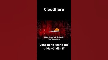 Sức mạnh của CloudFlare - giải pháp chống DDoS hiện đại #shorts