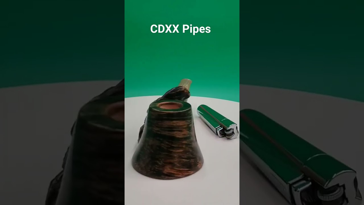 New One-of-a-kind Briar Burl Herb Pipe by CDXX Pipes