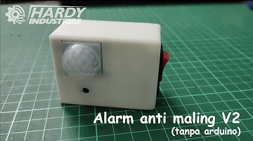 Sensor anti maling (menggunakan PIR tanpa arduino v2)