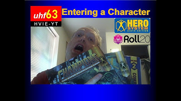 Entering New Hero System Characters into Roll20