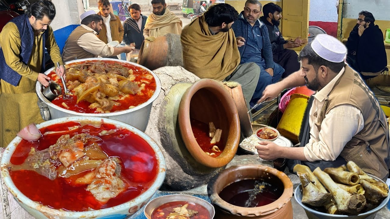 Heavy BREAKFAST In Cold Weather | Sher Khan Siri Paye Recipe | 10 Hours Slow-Cooked Beef Paye